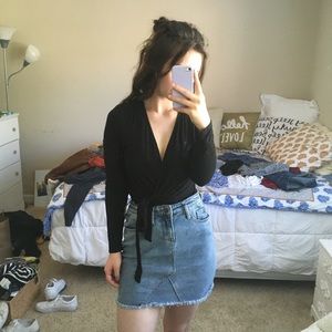 Brandy Melville-esque Wrap Top